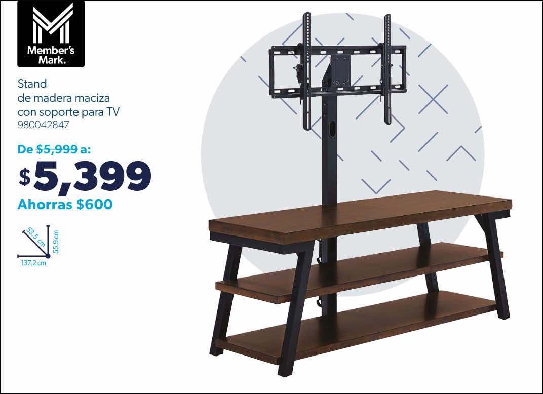 Stand de madera para tv