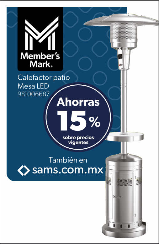 Calefactor patio mesa LED