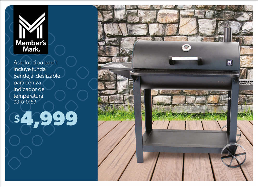 Asador tipo barril