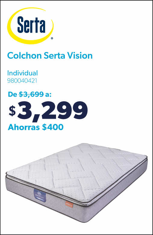 Colchon serta vision individual