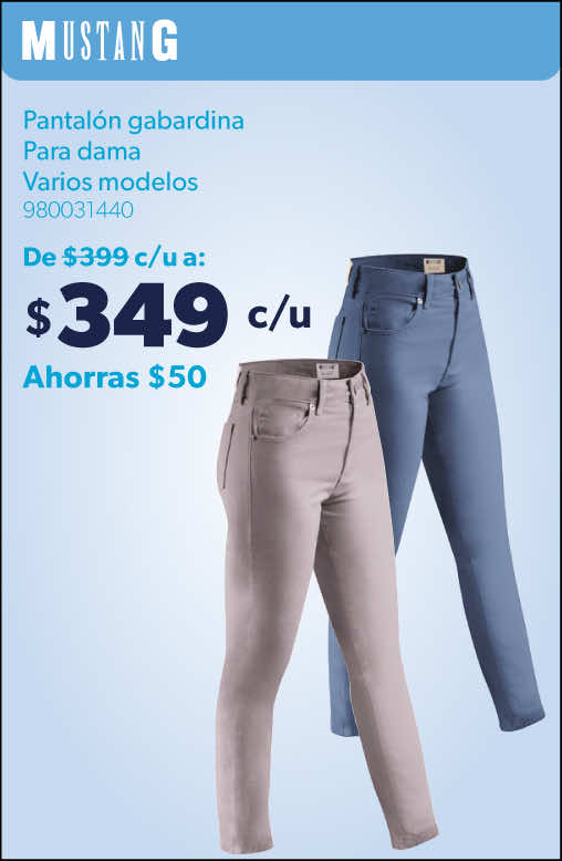 Pantalon gabardina para dama