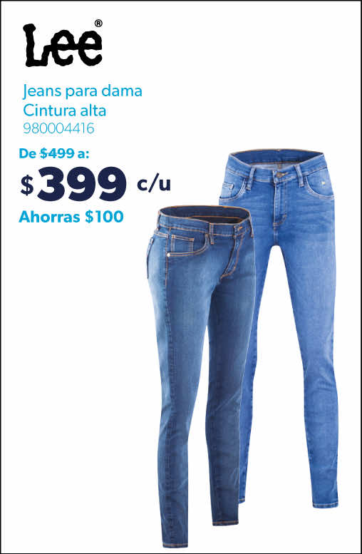 Jeans para dama cintura alta