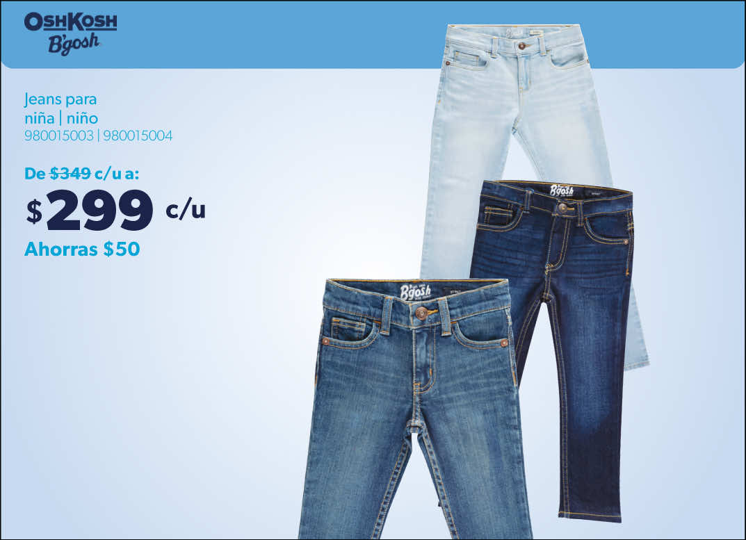 Jeans para nina y nino