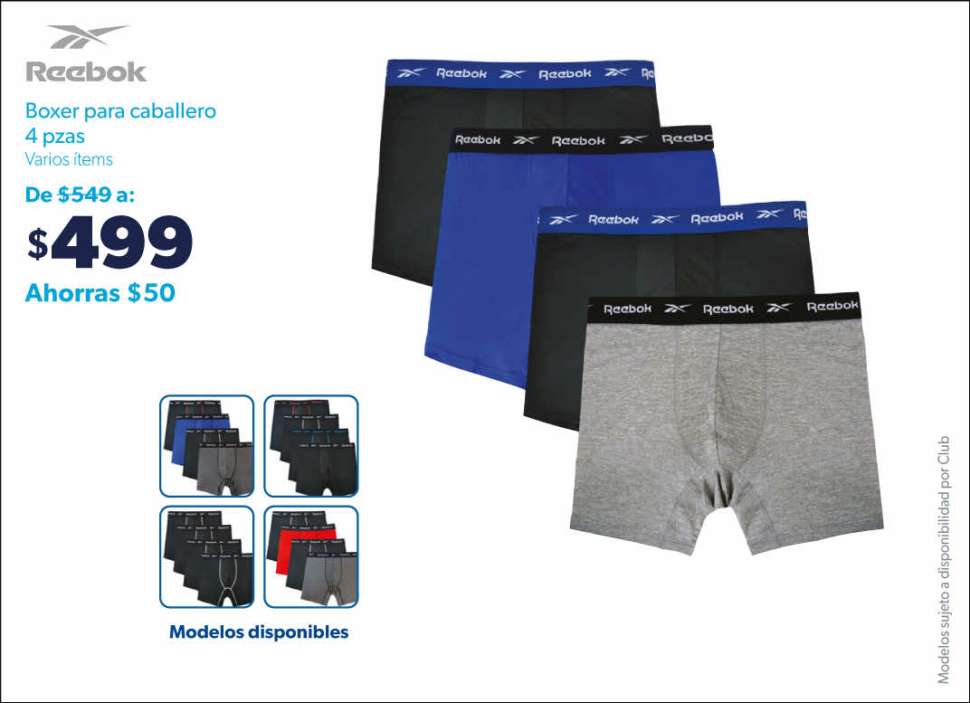 Boxer para caballero