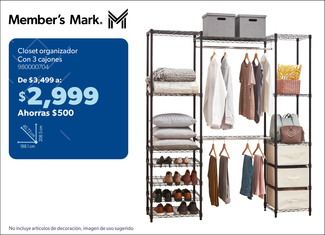 Closet organizador