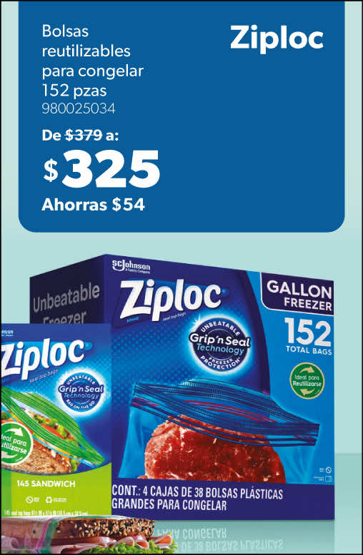 Bolsa reutilizable para congelar