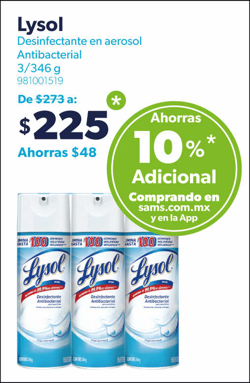 Desinfectante en aerosol