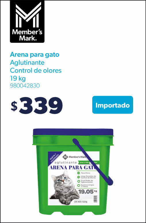 Arena para gato