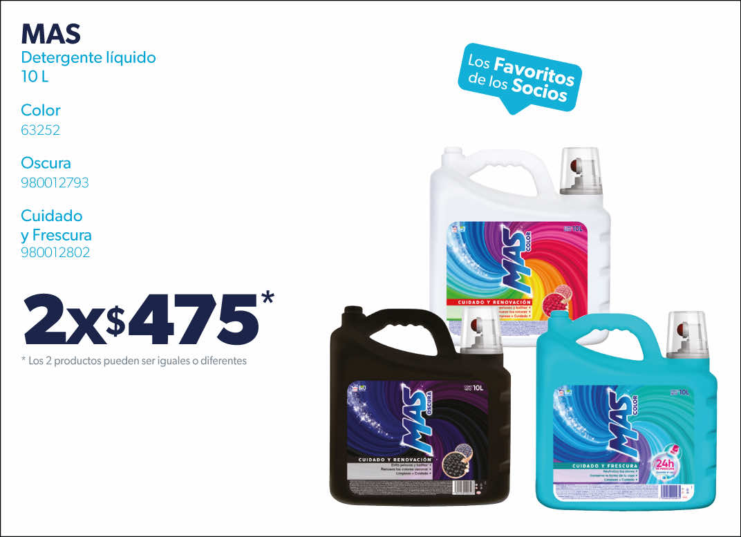 Detergente liquido color oscura