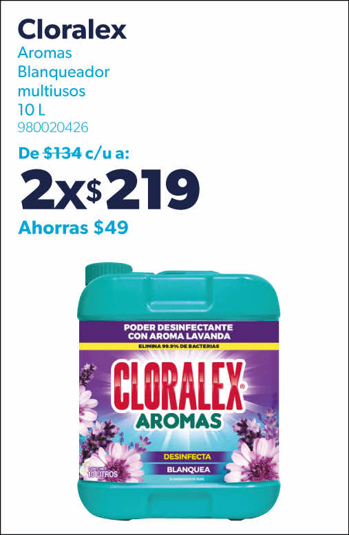 Blanqueador multiusos aromas