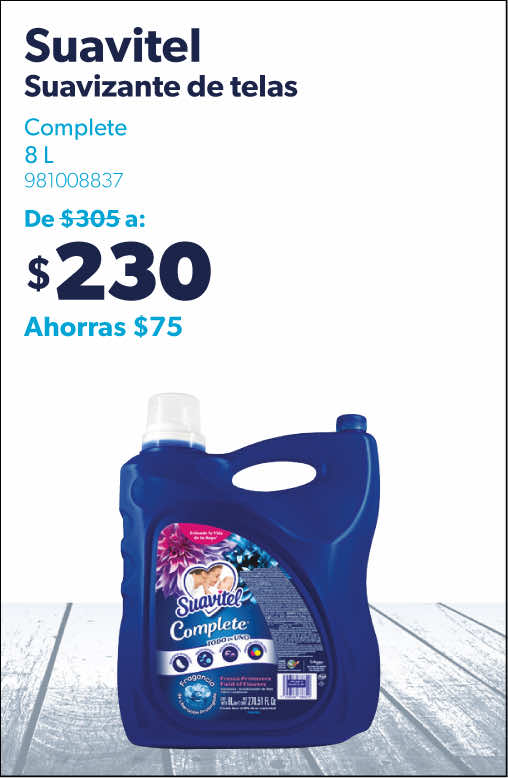 Suavizante de telas complete