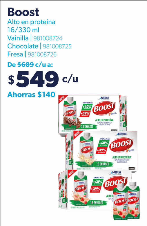 Suplemento alimenticio alto en proteina