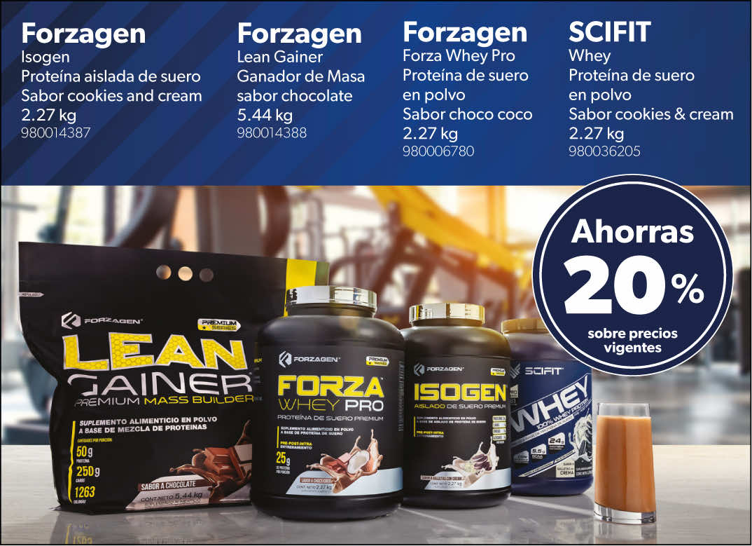 Proteina, ganador de fuerza