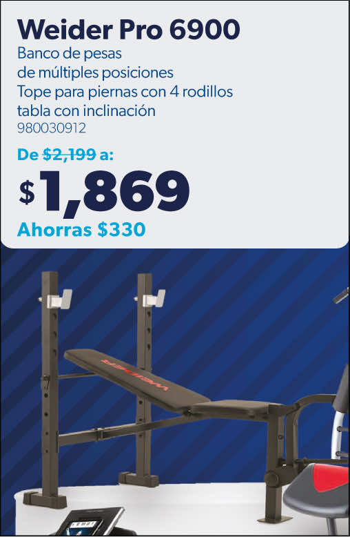 Banco para hacer ejercicio