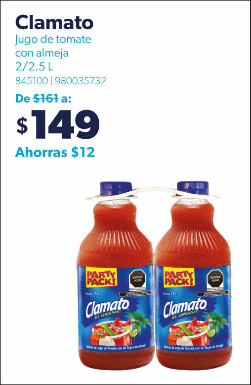 Jugo de tomate con almeja