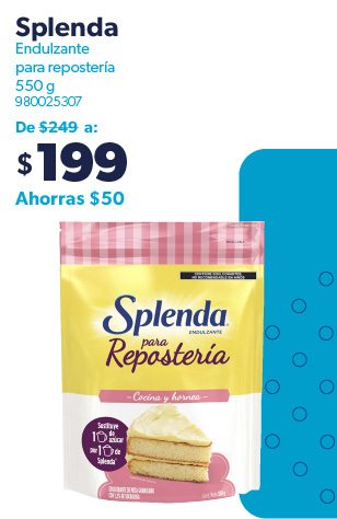 Endulzante para reposteria