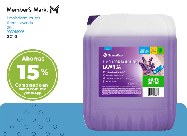 Limpiador multiusos aroma lavanda