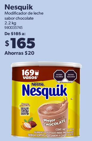 Alimento en polvo sabor chocolate