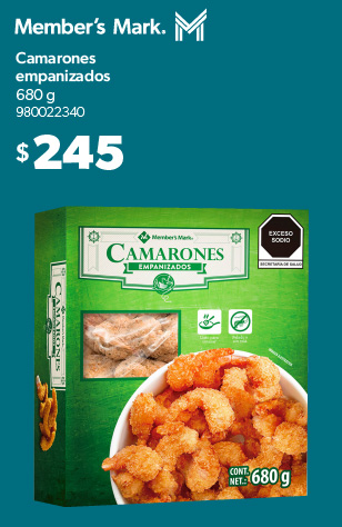Camarones empanizados