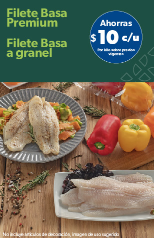 Filete basa premium a granel