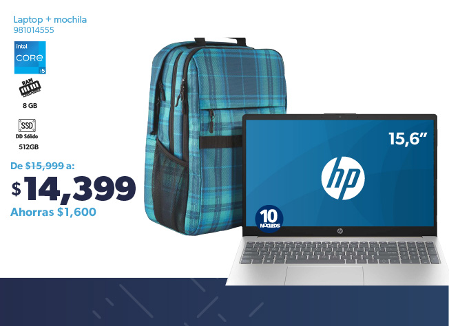 Laptop mas mochila