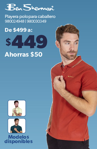 Playera Polo para caballero