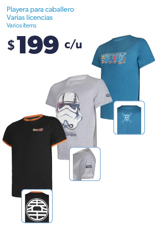 Playeras para caballero