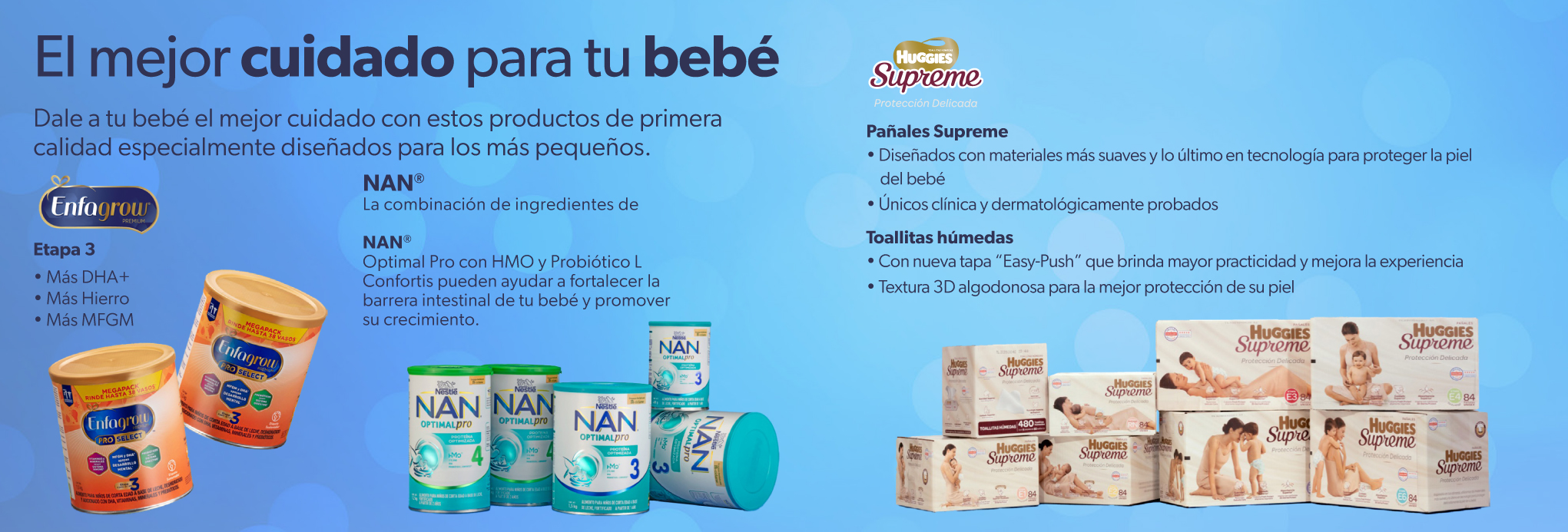 El mejor cuidado para tu bebe