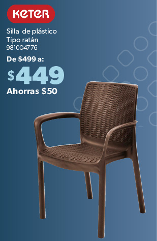 Silla de plastico