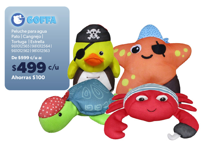 Peluche para agua