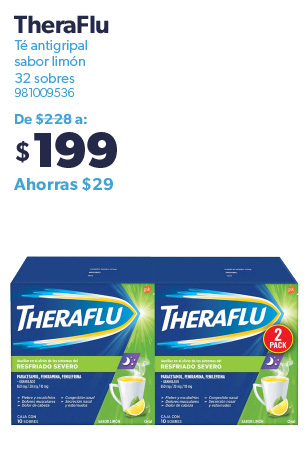 Te antigripal sabor limon