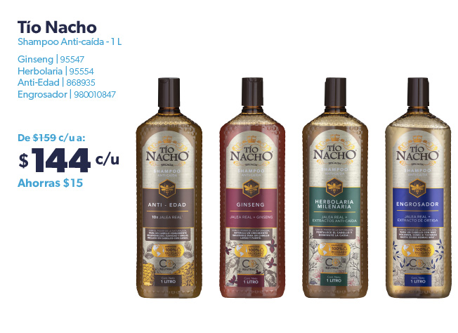Shampoo anticaida herbolaria