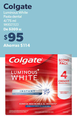 Crema dental Luminous White