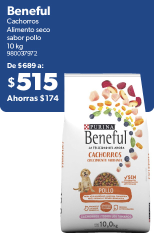 Alimento seco cachorro sabor pollo