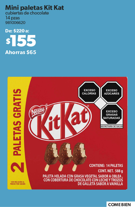 Mini paletas KitKat