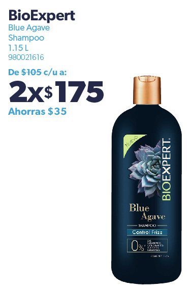 Shampoo blue agave
