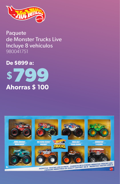 Paquete de Monster Trucks Live