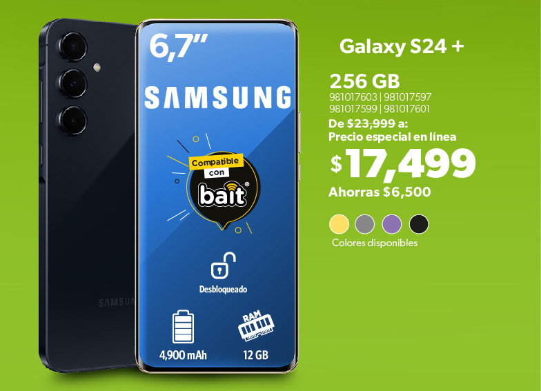 Smartphone Galaxy S24 mas 256 GB