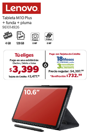 Tableta M10 Plus 128 GB