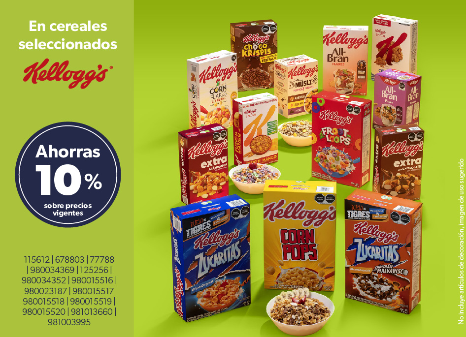 Cereales seleccionados