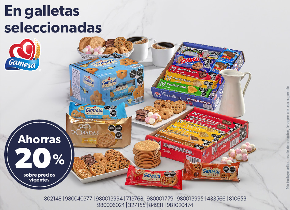 Galletas seleccionadas