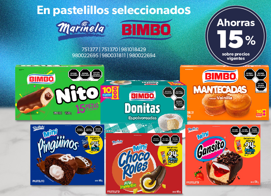 Pastelillos seleccionados