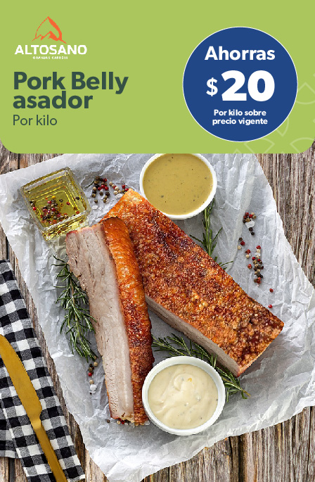 Pork belly asador