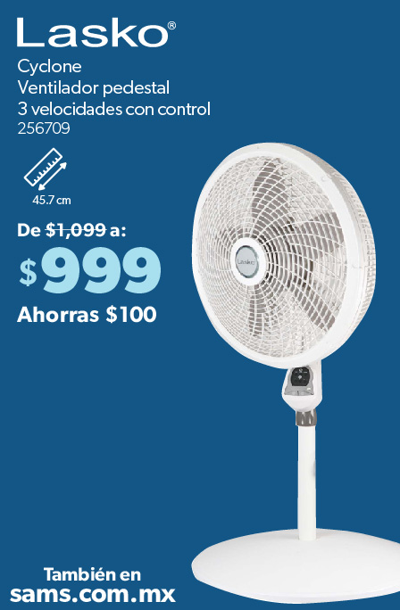 Ventilador de pedestal