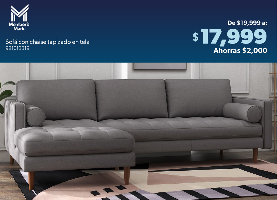 Sofa con chaise