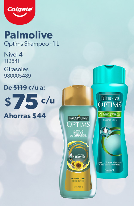 Shampoo nivel 4 girasoles