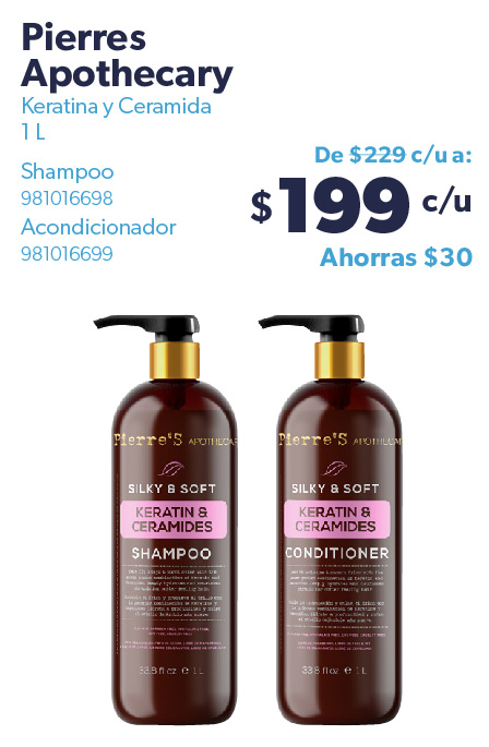 Shampoo y acondicionador 