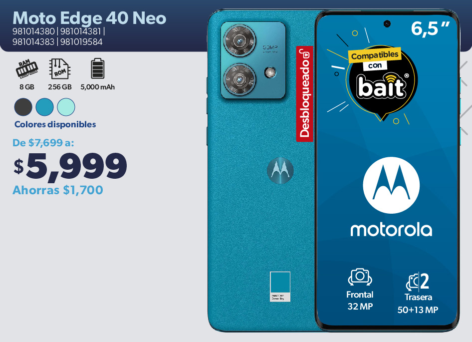 Smartphone Moto Edge 40 Neo