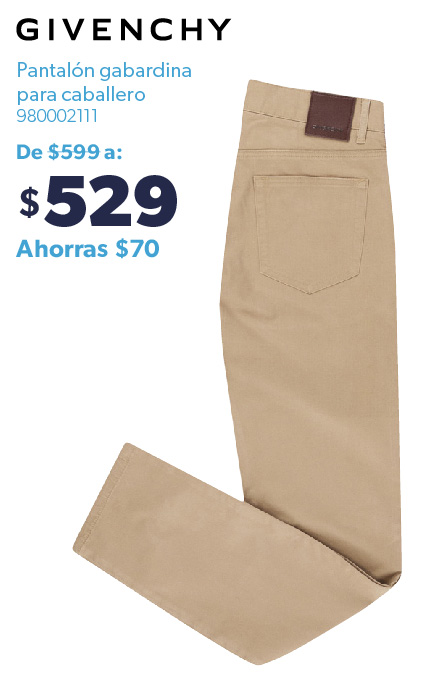 Pantalon gabardina para caballero