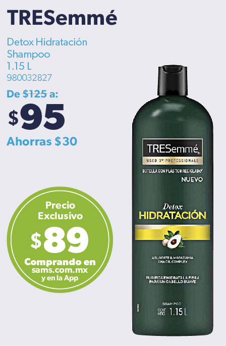 Shampoo detox hidratacion